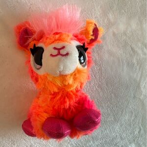 Stuffed llama toy. Orange. NWOT